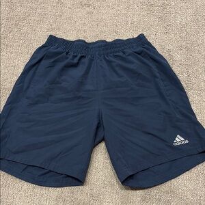 Adidas Men's Dark Blue Athletic Shorts